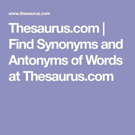 thesaurus antonym|antonym finder.